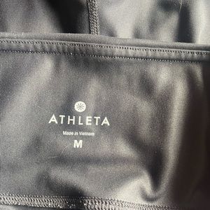 SOLD: Athleta semi shiny Leggings - Black; size M